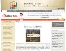 Tablet Screenshot of mdph.fr